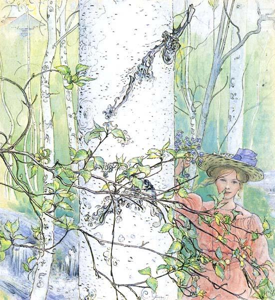 Carl Larsson Spring oil painting picture